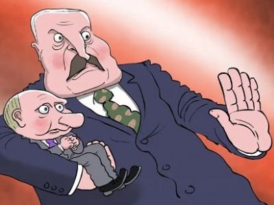 Защитник Путина. Карикатура dw.com
